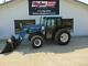 NEW HOLLAND TN65D FARM TRACTOR With LOADER 4336 HRS 57 HP DIESEL CAB HEAT AIR 4X4