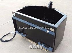 NEW HYDRAULIC CONCRETE BUCKET ATTACHMENT Skid-Steer Track Loader Case Volvo JCB