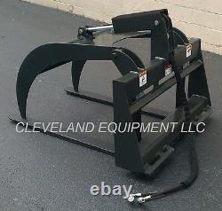 NEW PALLET FORK GRAPPLE Skid Steer Loader Attachment Bobcat John Deere Holland