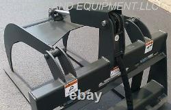 NEW PALLET FORK GRAPPLE Skid Steer Loader Attachment Bobcat John Deere Holland