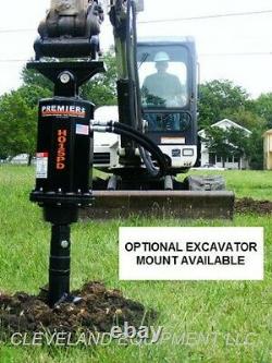 NEW PREMIER H019 HYDRAULIC AUGER DRIVE ATTACHMENT Skid-Steer Track Loader Bobcat