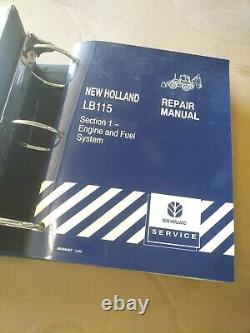 NH New Holland LB115 Loader Backhoe Service Repair Manual 3/99