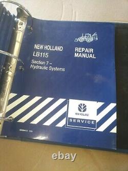 NH New Holland LB115 Loader Backhoe Service Repair Manual 3/99