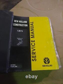 NH New Holland LB75 Loader Backhoe Service Repair Manual Aug/2000