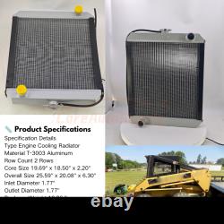 New Aluminum Radiator 86534243 MG86534243 For John Deere 8875 New Holland Skid S