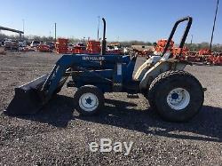 New Holland 1920 Model Ap4139 Tractor With 7108 Loader And Front Bucket