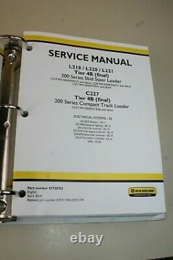 New Holland 200 Series Skid Steer Loader Service Manual L218 L220 L221 4B final