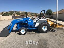New Holland 2120 4x4 With Loaders, Pto, One Have 250 Hours, And One With 273 Doc