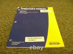 New Holland 250TLA Farm Loader Boomer 33 37 Tractor Operator Maintenance Manual