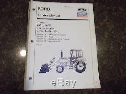 New Holland 250c 260c 345d 355d 365d Loader Tractor Service Shop Repair Manual