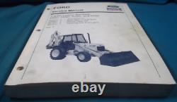 New Holland 455c 555c 655c Backhoe Loader Service Shop Repair Manual Book