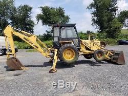 New Holland 555 B Loader Backhoe 4x2 Runs And Works Well Low Cost Ship