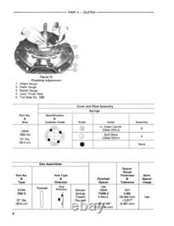 New Holland 555 Tractor Loader Backhoe Service Manual Repair Shop Book
