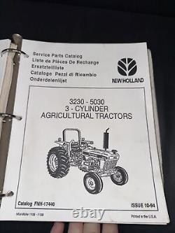 New Holland 555C 655C 250C 260C 3230-5030 Tractor Loader Backhoe Parts Catalog