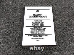 New Holland 555D 575D 655D 675D Tractor Loader Backhoe Parts Catalog Manual