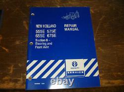 New Holland 555E 575E 655E 675E Backhoe Loader Steer Shop Service Repair Manual