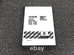 New Holland 555E 575E 655E 675E Loader Backhoe Parts Catalog Manual PN 87047638