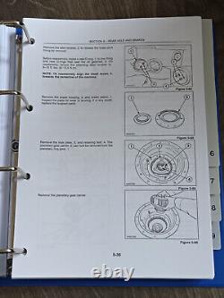 New Holland 555E 575E 655E 675E backhoe loader workshop service manual book