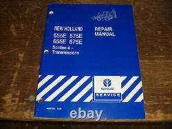New Holland 555E 655E Backhoe Loader Transmissions Shop Service Repair Manual