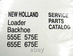New Holland 555e 575e 655e 675e Backhoe Loader Parts Catalog
