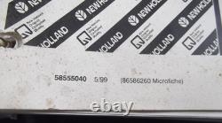 New Holland 555e 575e 655e 675e Backhoe Loader Parts Manual Book Catalog