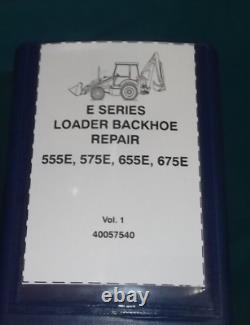 New Holland 555e 575e 655e 675e Backhoe Loader Service Repair Manual Book