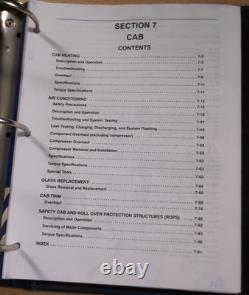 New Holland 555e 575e 655e 675e Backhoe Loader Service Repair Manual Book