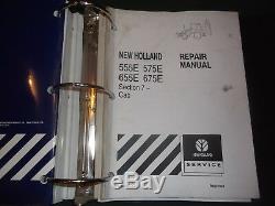 New Holland 555e 575e 655e 675e Backhoe Loader Service Repair Shop Manual