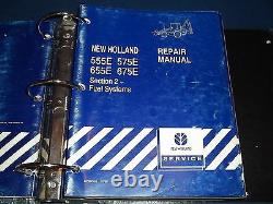 New Holland 555e 575e 655e 675e Backhoe Loader Service Shop Repair Manual Book