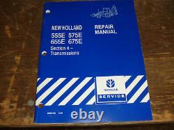 New Holland 575E 675E Backhoe Loader Transmissions Shop Service Repair Manual