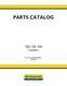 New Holland 730, 735, 740 Loader Parts Catalog Manual Exploded Diagrams Book