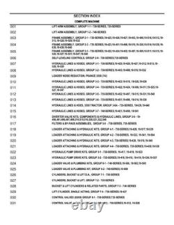New Holland 730, 735, 740 Loader Parts Catalog Manual Exploded Diagrams Book