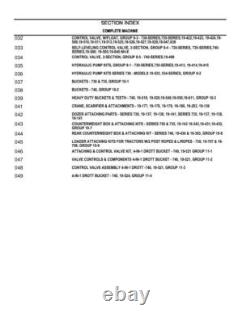 New Holland 730, 735, 740 Loader Parts Catalog Manual Exploded Diagrams Book