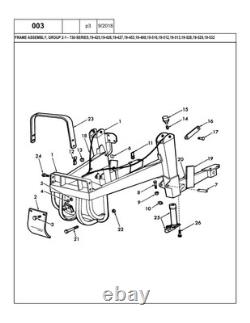 New Holland 730, 735, 740 Loader Parts Catalog Manual Exploded Diagrams Book