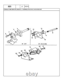 New Holland 730, 735, 740 Loader Parts Catalog Manual Exploded Diagrams Book