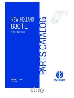 New Holland 830tl Loader Parts Catalog