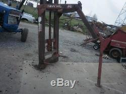 New Holland 90 Round Hay Bale mover stacker loader 3 pt hitch good