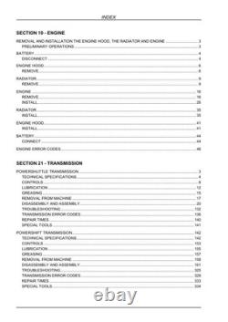 New Holland B100C, B100CLR, B100CTC, B110C, B110CTC, B115C Backhoe Service Manual