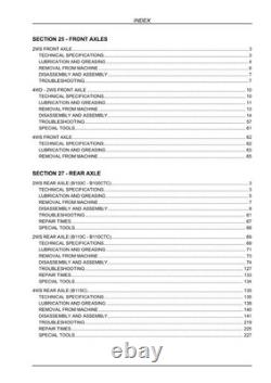 New Holland B100C, B100CLR, B100CTC, B110C, B110CTC, B115C Backhoe Service Manual