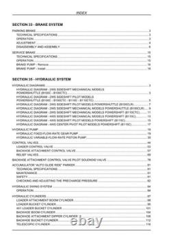 New Holland B100C, B100CLR, B100CTC, B110C, B110CTC, B115C Backhoe Service Manual