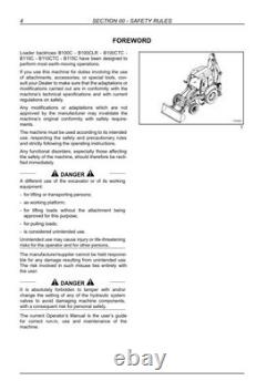 New Holland B100C, B100CLR, B100CTC, B110C, B110CTC, B115C Backhoe Service Manual