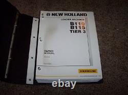 New Holland B110 B115 Tier 3 Loader Backhoe Workshop Shop Service Repair Manual