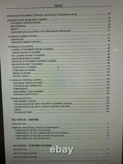 New Holland B90b B95b B95blr B95btc B110b B115b Tier 3 Loader Service Manual