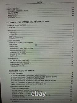 New Holland B90b B95b B95blr B95btc B110b B115b Tier 3 Loader Service Manual