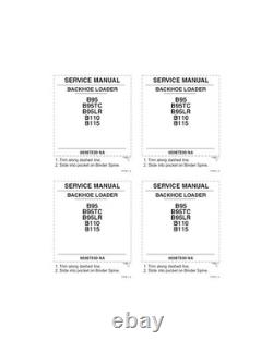 New Holland B95, B95TC, B95LR, B110, B115 Backhoe Loader Service Manual Repair