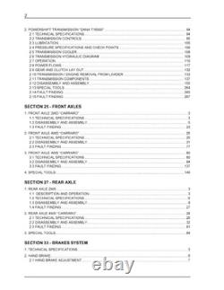 New Holland B95, B95TC, B95LR, B110, B115 Backhoe Loader Service Manual Repair