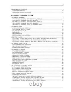 New Holland B95, B95TC, B95LR, B110, B115 Backhoe Loader Service Manual Repair