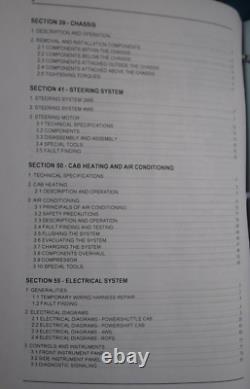 New Holland B95 B95tc B95lr B110 B115 Backhoe Loader Service Shop Repair Manual