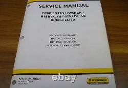 New Holland B95B Backhoe Loader AXLES BRAKES HYDRAULICS Service Repair Manual