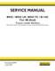 New Holland B95C, B95C LR, B95C TC, B110C Tier 4B Tractor Backhoe Service Manual